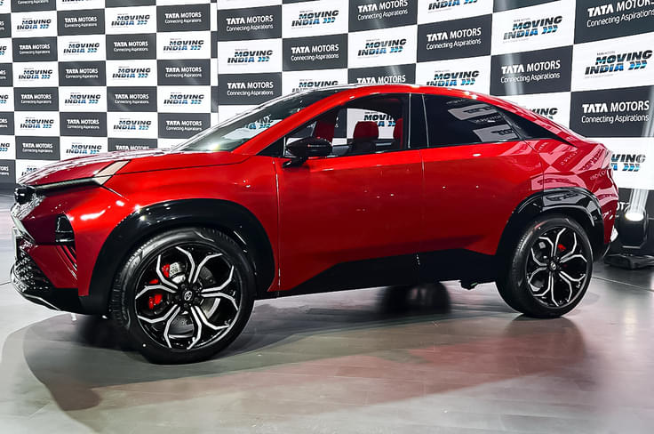 Tata Curvv ICE concept side Tata Curvv ICE concept side